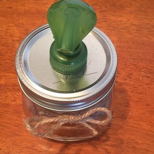 Handmade-Square Ball jar soap pump